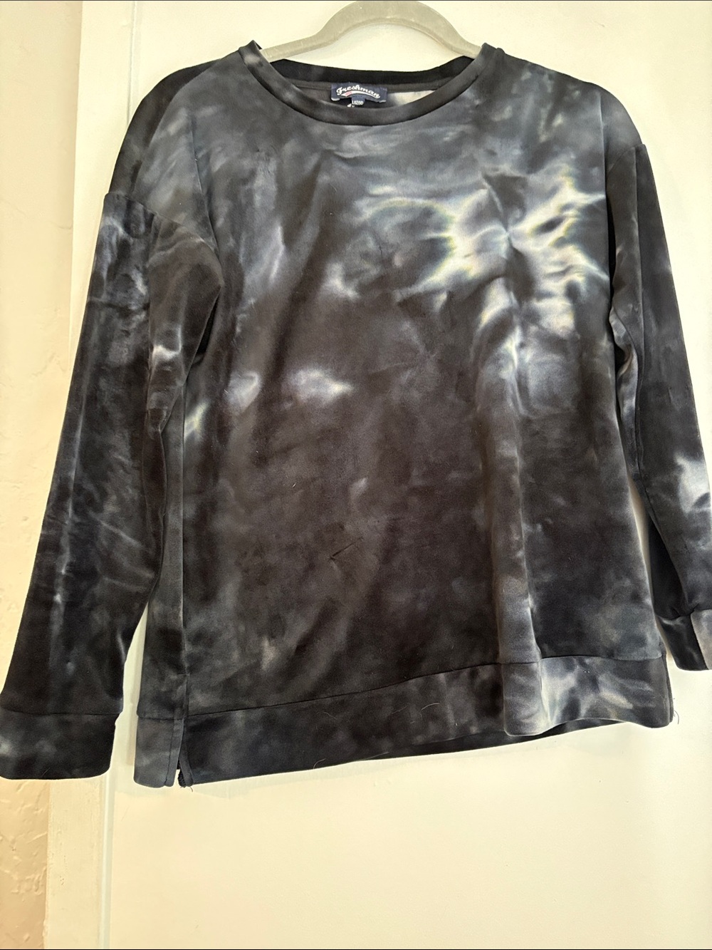 Freshman Kids Black & Gray Tie-Dye Sweatshirt Hoodie